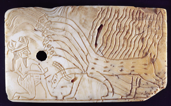 Shell plaque, BLMJ 2051, Bible Lands Museum Jerusalem